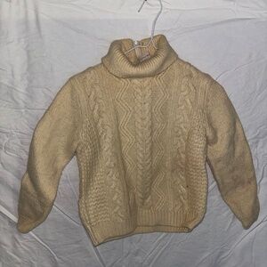 Kids size lambs wool sweater